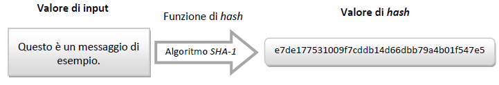 Fig. 1: Esempio n. 1 di funzione di hash