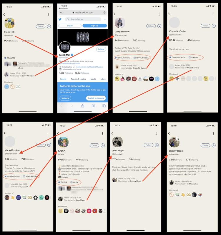 OSINT su inviti e nominated badge di Clubhouse